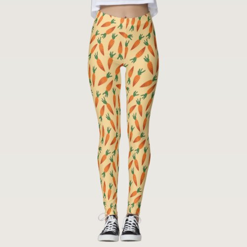 Funny Carrots Leggings