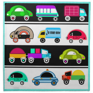 Funny cars cloth napkin