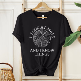 Funny Cartographer I Geography | Land Surveyor T-Shirt