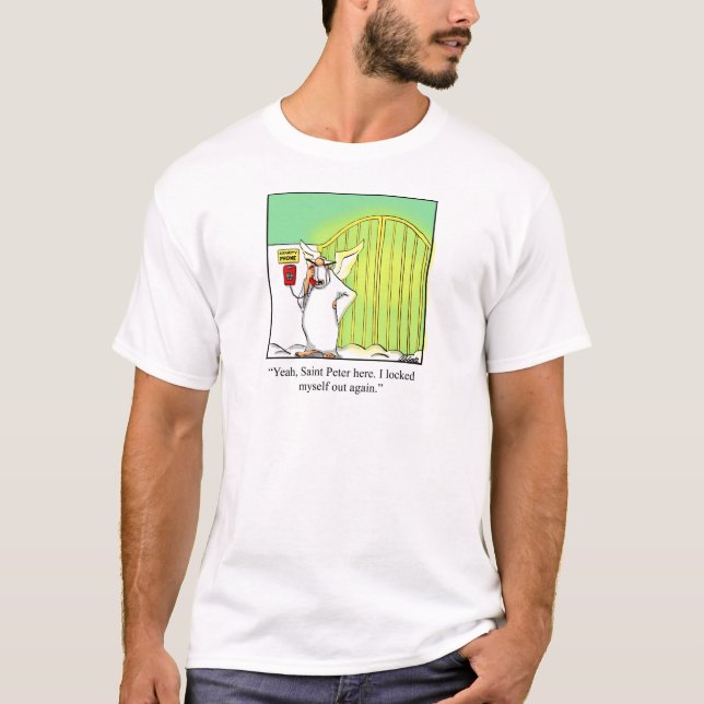 Funny Cartoon Angel T-shirt! T-Shirt (Front)