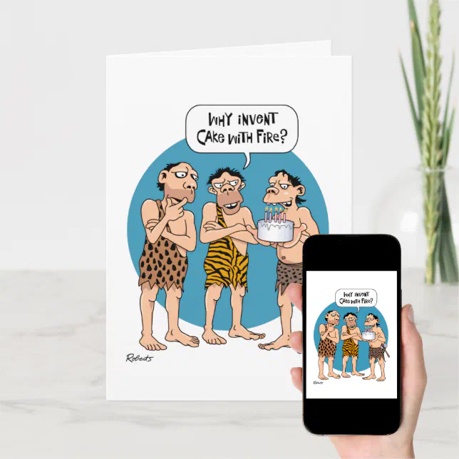 Funny Cartoon Birthday Card | Zazzle