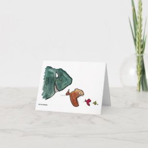 Funny Cartoon Birthday Greeting Card