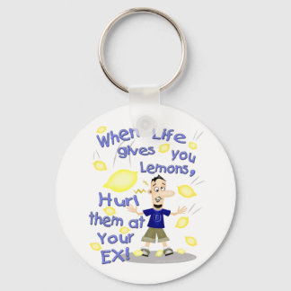 Funny Cartoon Break Up Keychain