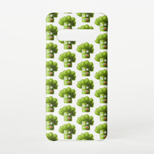 Funny Cartoon Broccoli Pattern Vegan Vegetarian Samsung Galaxy S10 Case