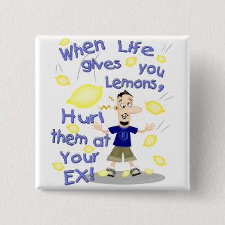 Funny Cartoon Button