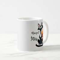 Cute Caricature Cat Espresso Cup, Zazzle