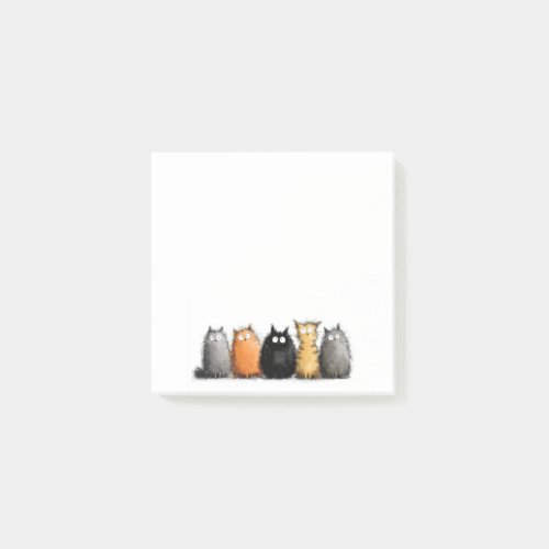 Funny Cartoon Cats Notes