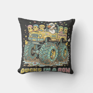 Funny Cartoon Character Graphic Throw Pillow