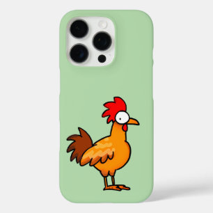 Funny Cartoon Chicken Illustration iPhone 16 Pro Case