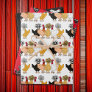 Funny Cartoon Chickens Birthday Wrapping Paper Sheets