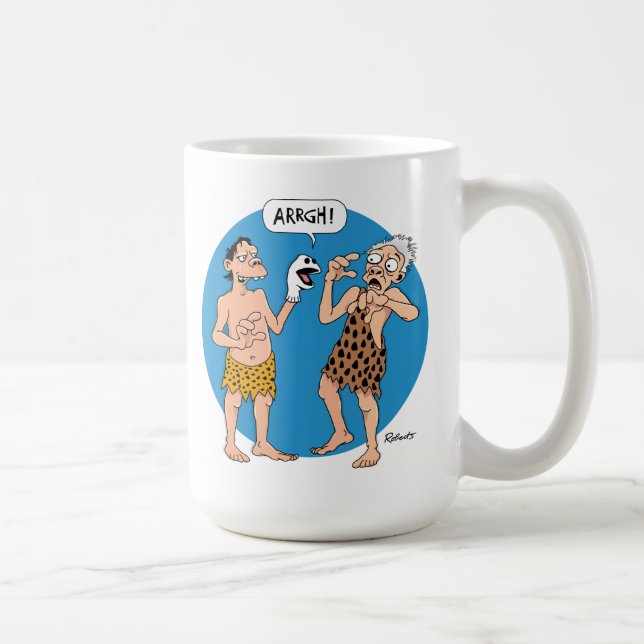 Funny Cartoon Coffee Mug (Right)