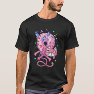 Funny Cartoon Comic Book Style Cat T-Shirt