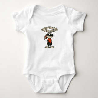 Funny Cartoon|Cool Bunny Baby Bodysuit