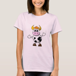 Funny Cartoon Cow T-Shirt