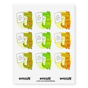 funny cartoon crocodiles temporary tattoos