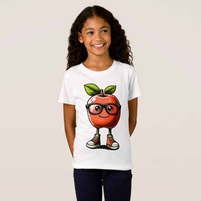 Funny Cartoon Design T-Shirt (Front Full)