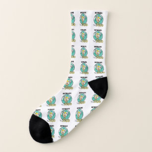 Funny cartoon dodo socks