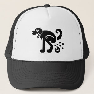 Funny Cartoon Dog Humor Trucker Hat