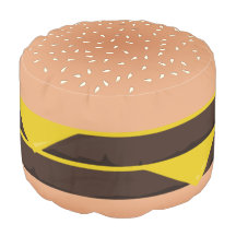 Funny Cartoon Double Cheeseburger