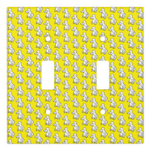 Funny Cartoon Duck or Penguin Light Switch Cover