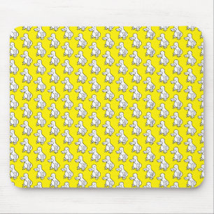 Funny Cartoon Duck or Penguin Mouse Pad