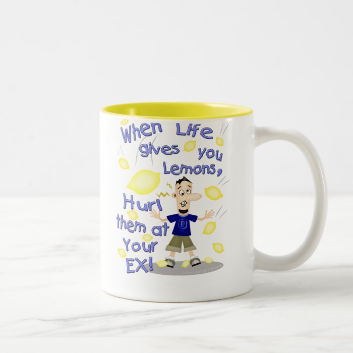 Funny Cartoon Ex Husband / Divorce Humor Coffee Mugs