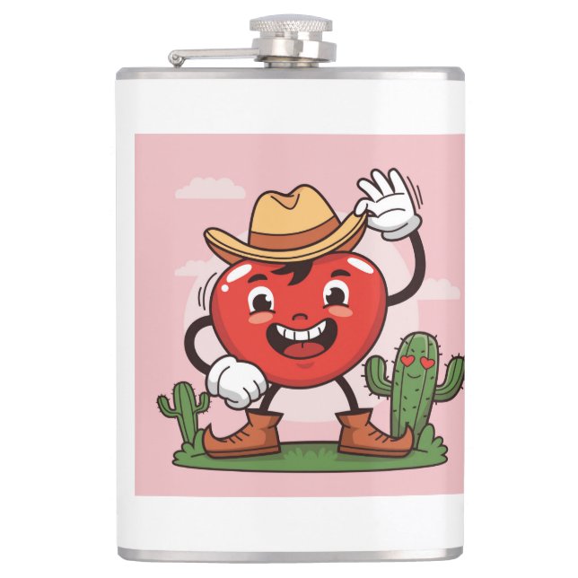 Funny cartoon flask (Front)