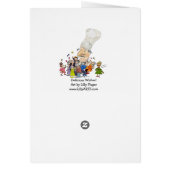 Funny Cartoon French Chef Cards (Back)