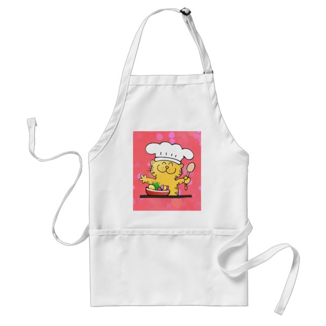 Funny Cartoon | Funny Kitty Chef Apron (Front)