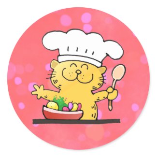Cute cartoon cat Sticker