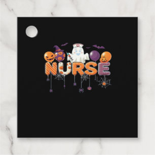 funny cartoon ghost nurse - Hot Nurse Halloween Ou Favor Tags