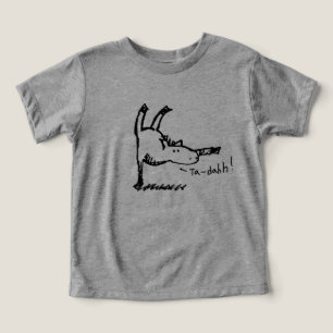 Funny Cartoon Horse Pony Ta Dah! Toddler T-shirt