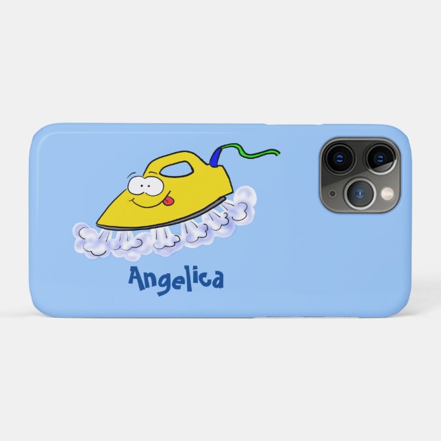 Funny cartoon iron laundry illustration Case-Mate iPhone case (Back (Horizontal))