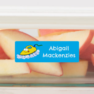 Funny cartoon iron laundry personalized labels