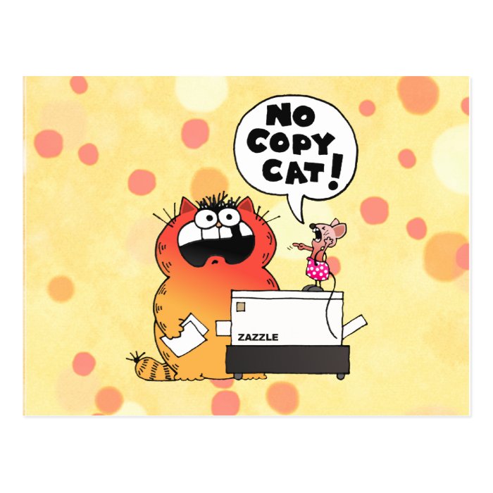 Funny Cartoon Mouse  Funny Mouse and Cat Post Cards