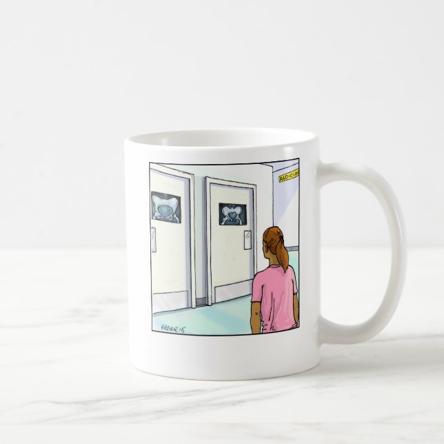 Funny Cartoon Mug- Radiology Coffee Mug (Right)