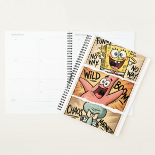 Funny Cartoon Notebook Cover – Colorful Kawaii Car