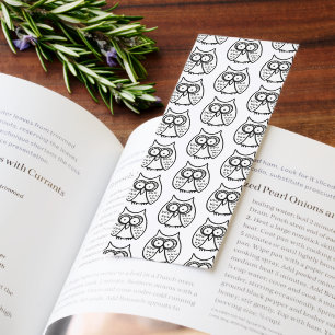 Funny Cartoon Owls Bookmarks