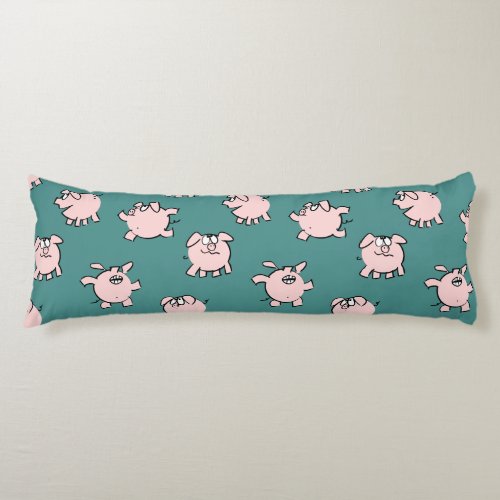 Funny Cartoon Pattern Pig Year Choose Color Body Body Pillow