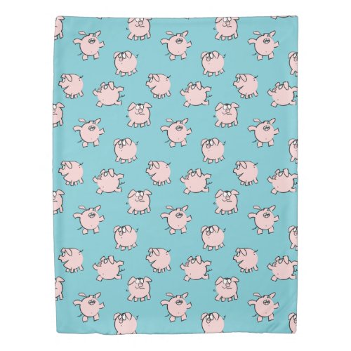 Funny Cartoon Pattern Pig Year Choose Color Duvet