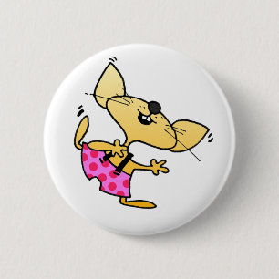 Funny Cartoon Rats Dance Button