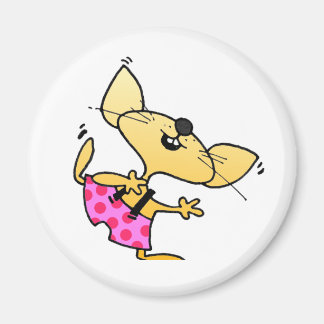 Funny Cartoon Rats Dance Magnet