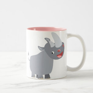 Funny Cartoon Rhino Mug
