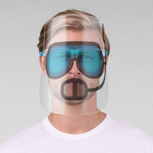 Funny Cartoon Scuba Divers Mask Goggles