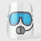 Funny Cartoon Scuba Divers Mask Goggles (Front)