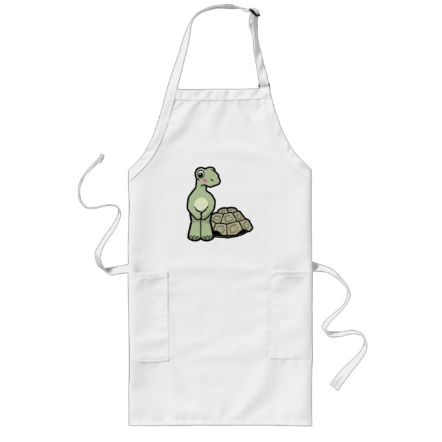 Funny Cartoon Shell-less Tortoise Apron (Front)