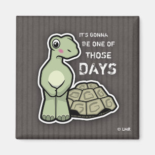 Funny Cartoon Shell-lessTortoise Magnet