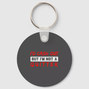 Funny Casino Gambling Lover Gambler Keychain