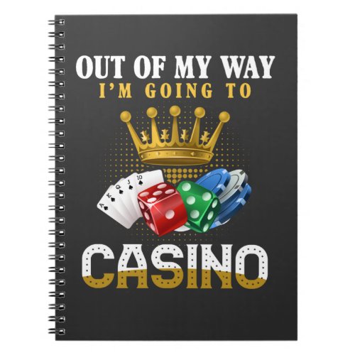 Funny Casino Gambling Poker Jackpot Lover Notebook