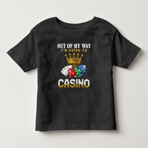 Funny Casino Gambling Poker Jackpot Lover Toddler T_shirt
